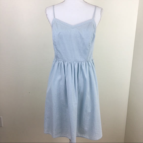 old navy light blue dress